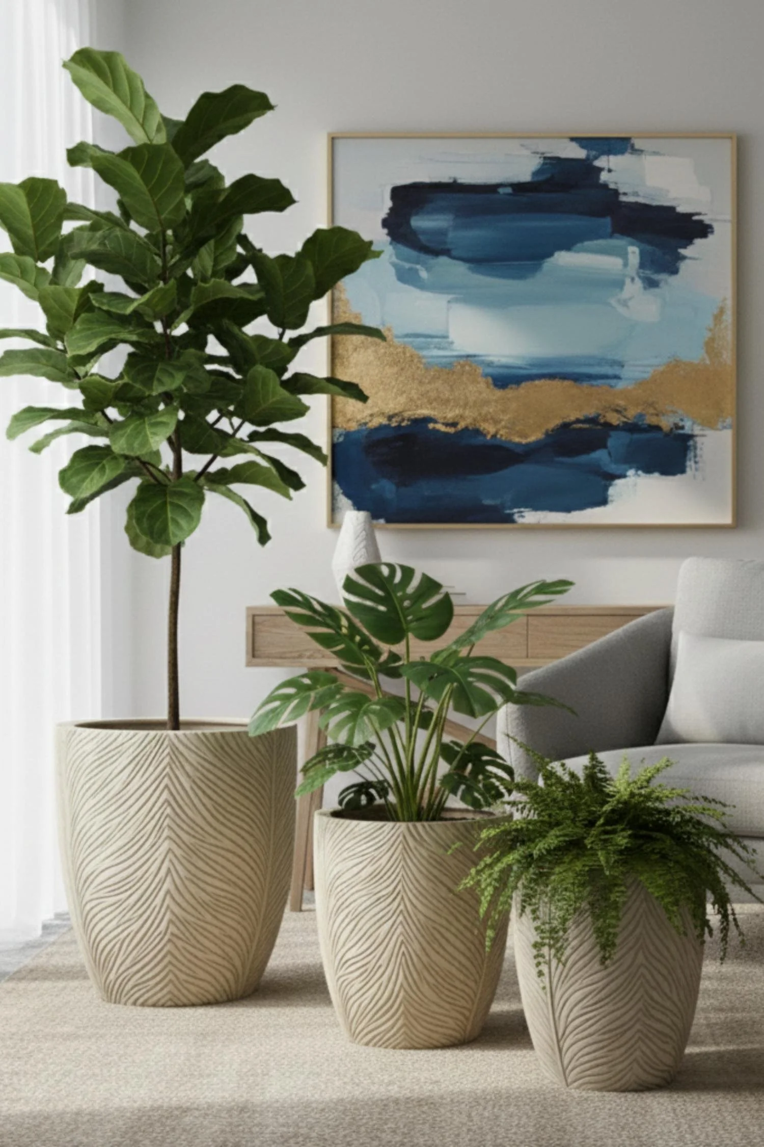 Palm Texture Planter