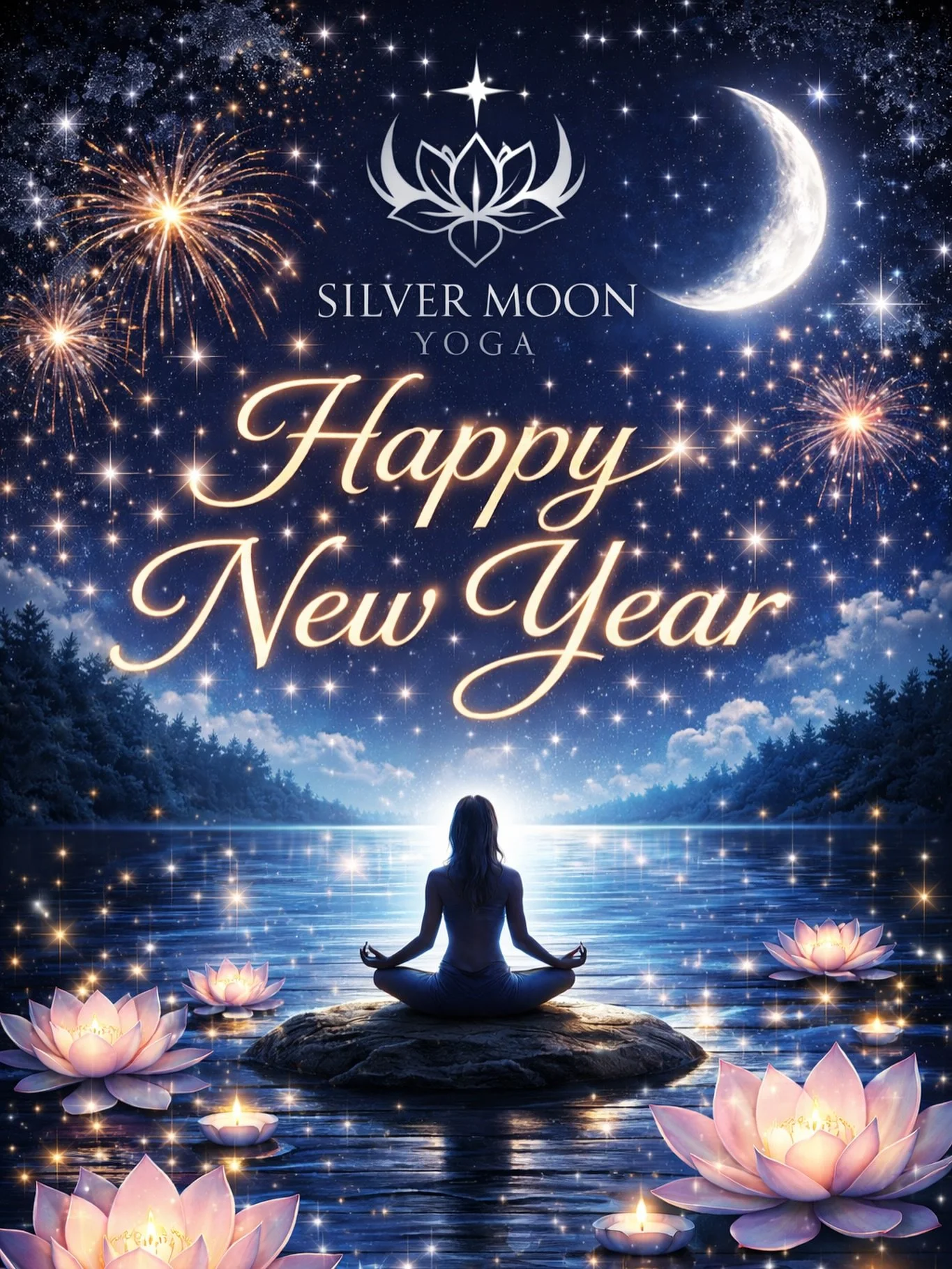 Happy New Year ✨

As we step into 2026, may you offer yourself patience, presence, and space to grow. Yoga invites us to slow down, breathe deeply, and move with intention.
It reminds us that strength can be gentle, and progress unfolds one moment at