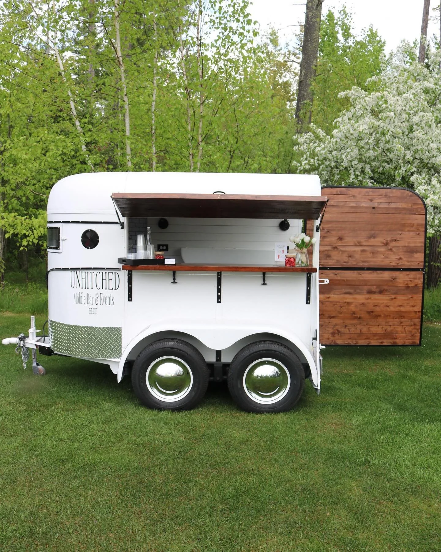 Around this time last year, I bought this trailer off Facebook Marketplace with a vision and convinced my dad to help me turn it into a mobile bar.

It was basically the blind leading the blind &mdash; I didn&rsquo;t even have a name for the trailer 