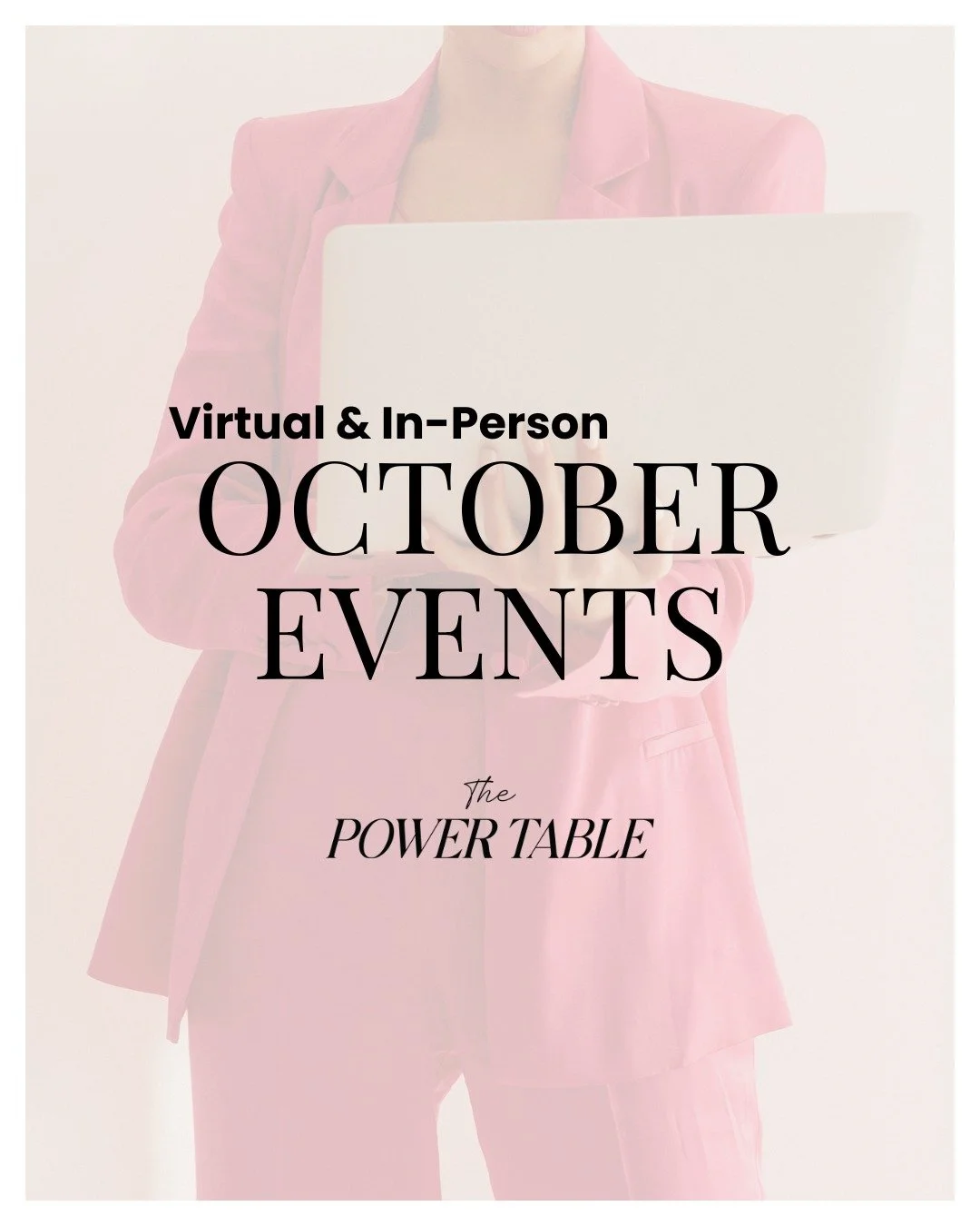 ✨ Your October Power Table Calendar is here! ✨

How is it October already?! We're helping you continue your momentum in Q4 with workshops, networking, and masterminding!

Here&rsquo;s what&rsquo;s happening:
✨ Every Monday: Weekly Mastermind Calls wi