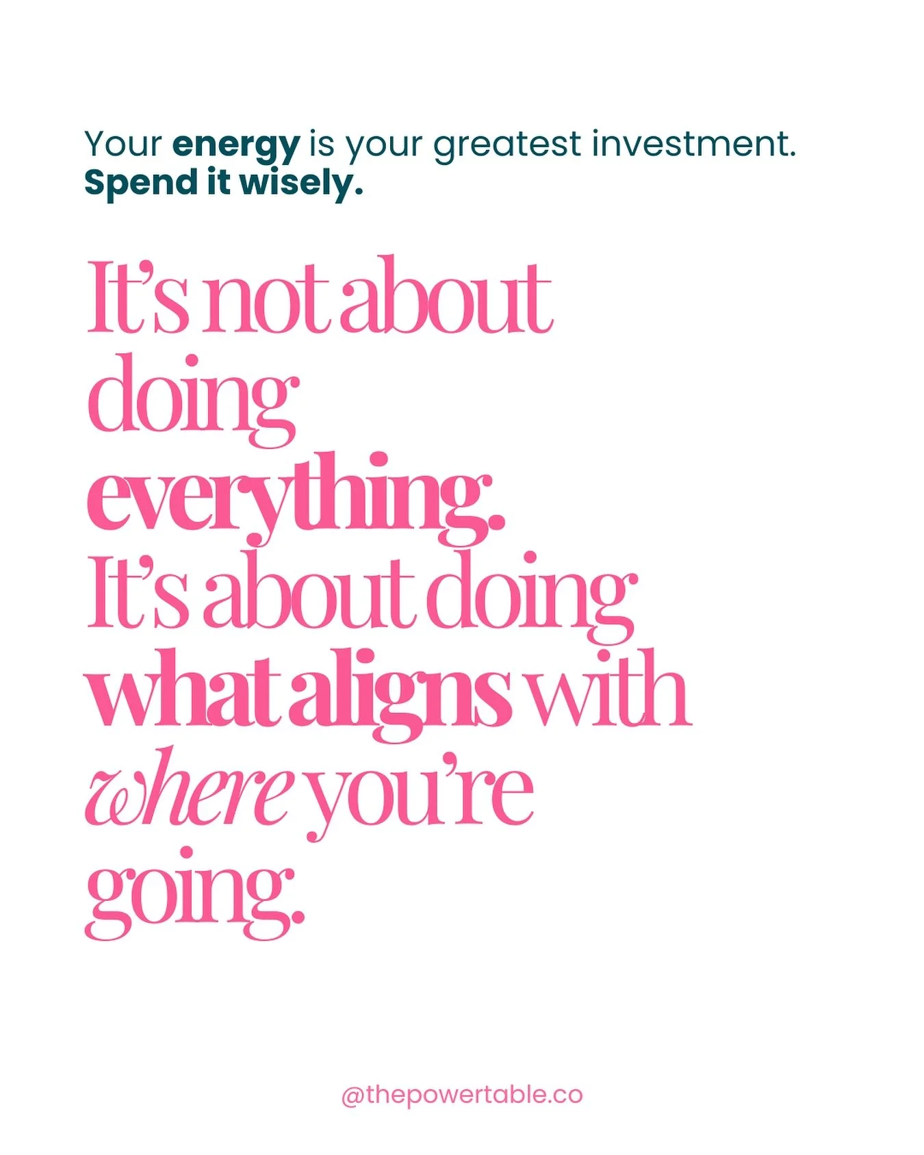 No one has to understand the BIG VISION but you babe, and the only person who gets to make the choices that align with your energy and your goals is you.