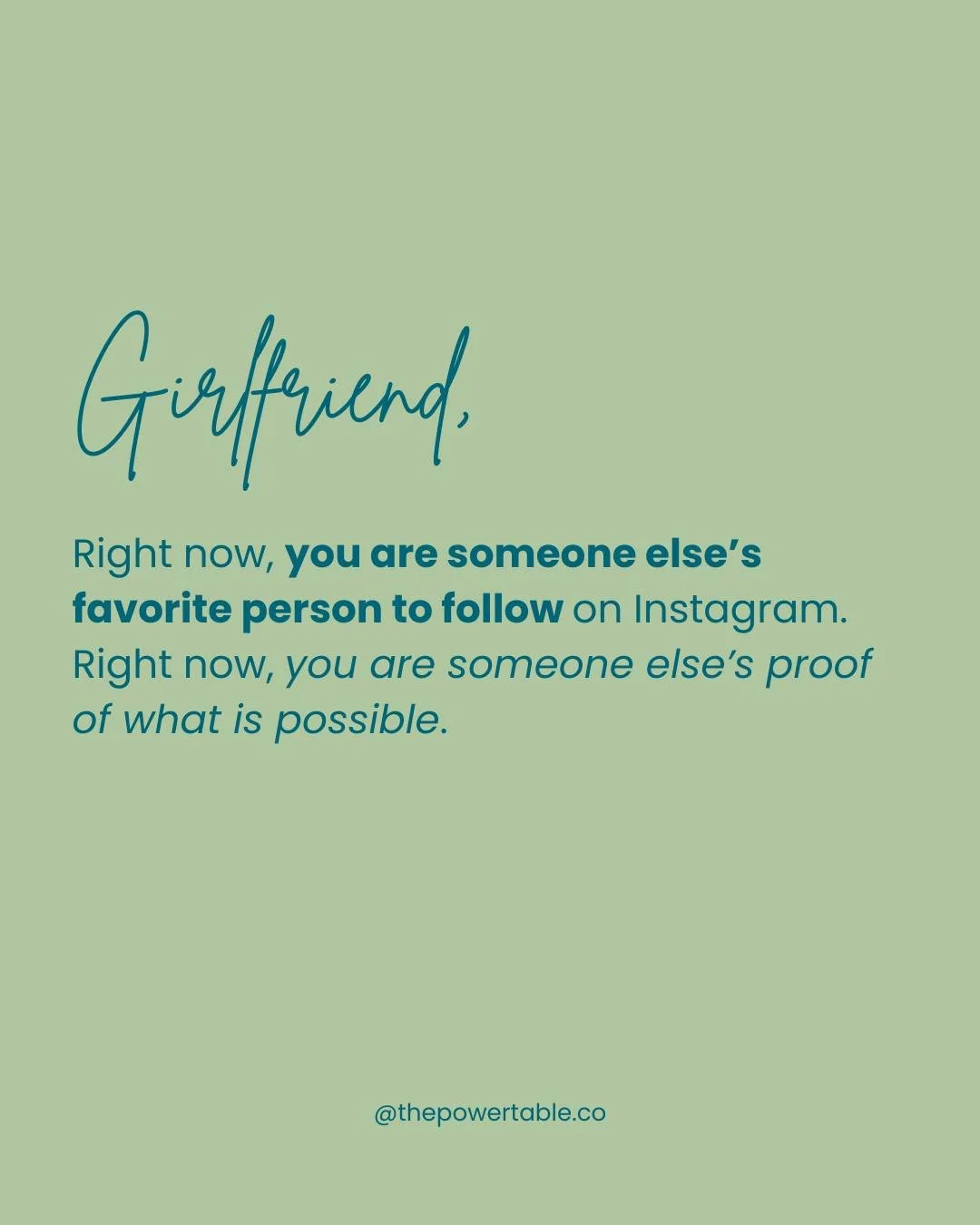 In case you needed a reminder ✨ There are people out there who see YOU as a leader, who are inspired by you, and who see you as proof of what is possible for them.