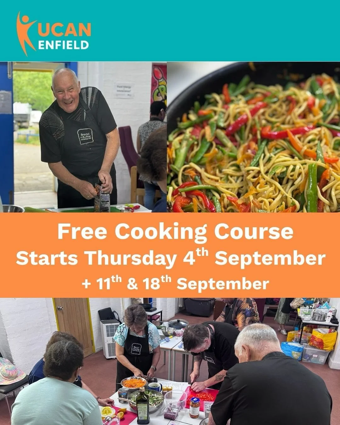 🍴 Free Cooking Course &ndash; Join Us This September! 🌱

Want to learn how to cook healthy, tasty meals on a budget? Come along to our fun and friendly 3-week cooking course at Blake Court

✨ Learn simple, nutritious recipes
✨ Boost your confidence