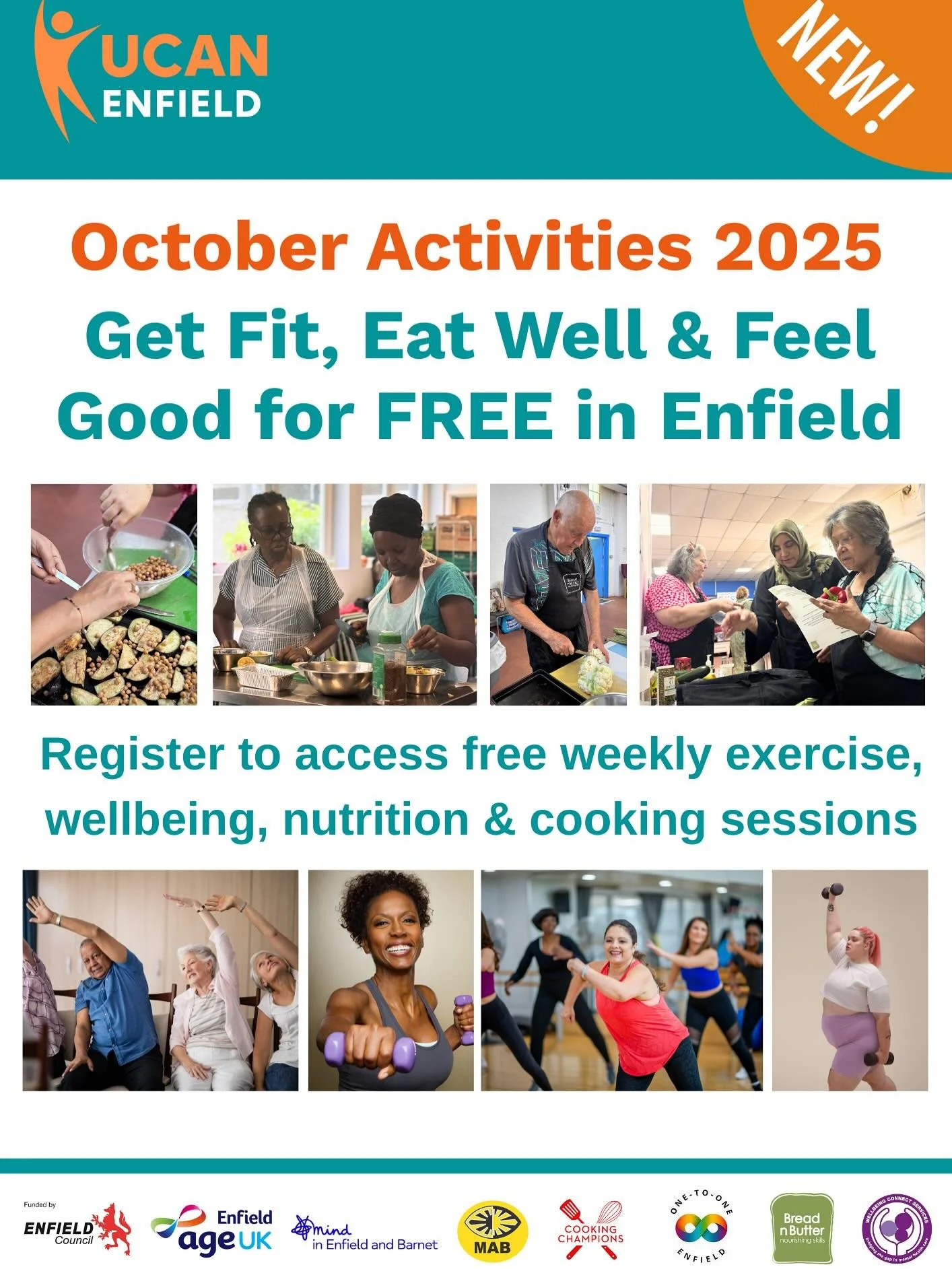 🍲✨ Our latest activities are here! ✨💪

We&rsquo;ve got a fantastic mix of nutrition, exercise and wellbeing sessions coming up including a Halloween special where you can bring your children/ grandchildren during half term!

There is something for 