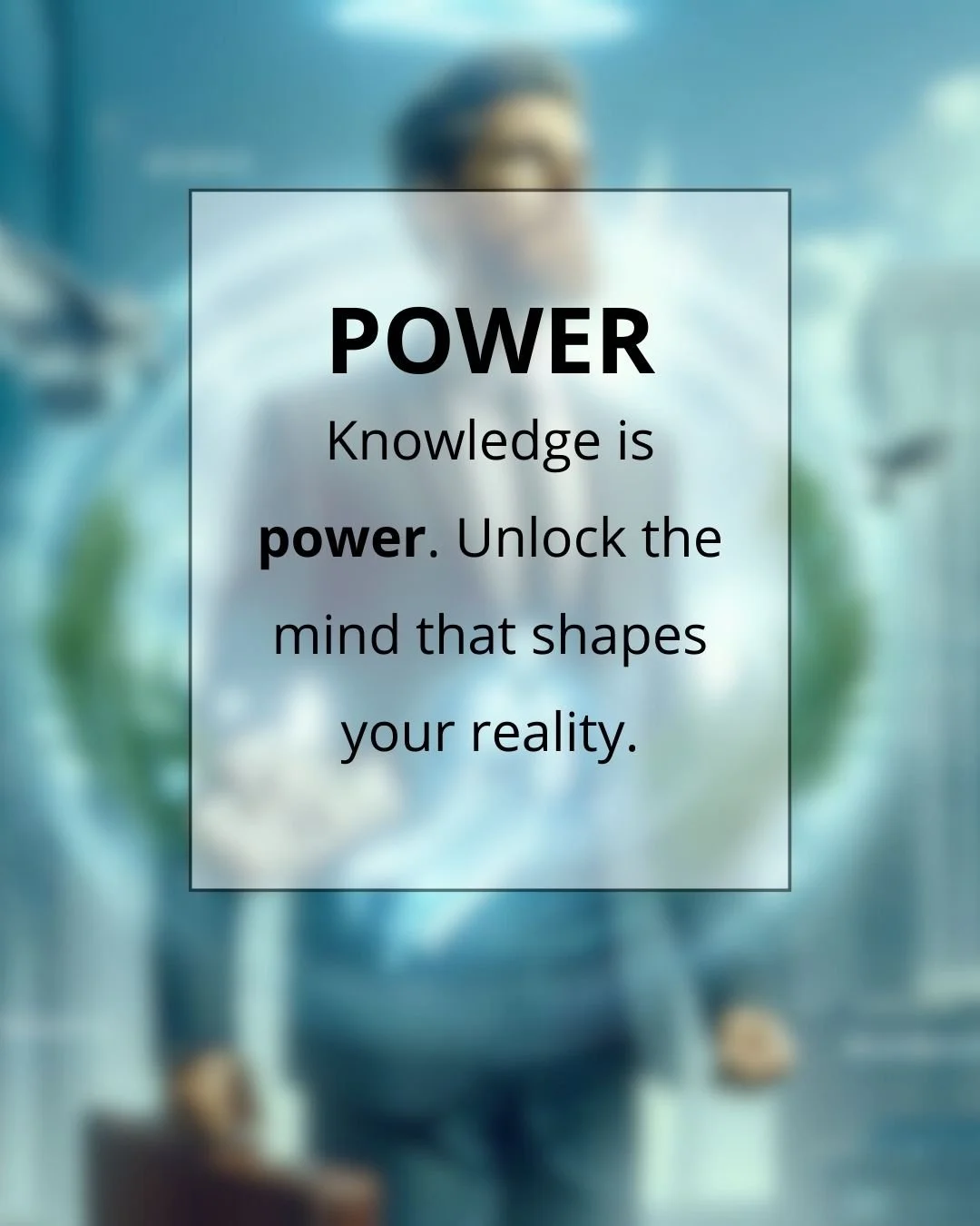 Power can be achieved by having self-awareness and discipline to improve ourselves.
⚡Knowledge is Power⚡
Knowing ourselves is the key step to achieve anything we desire.
By having self-awareness, we can influence other people with who we are and sp