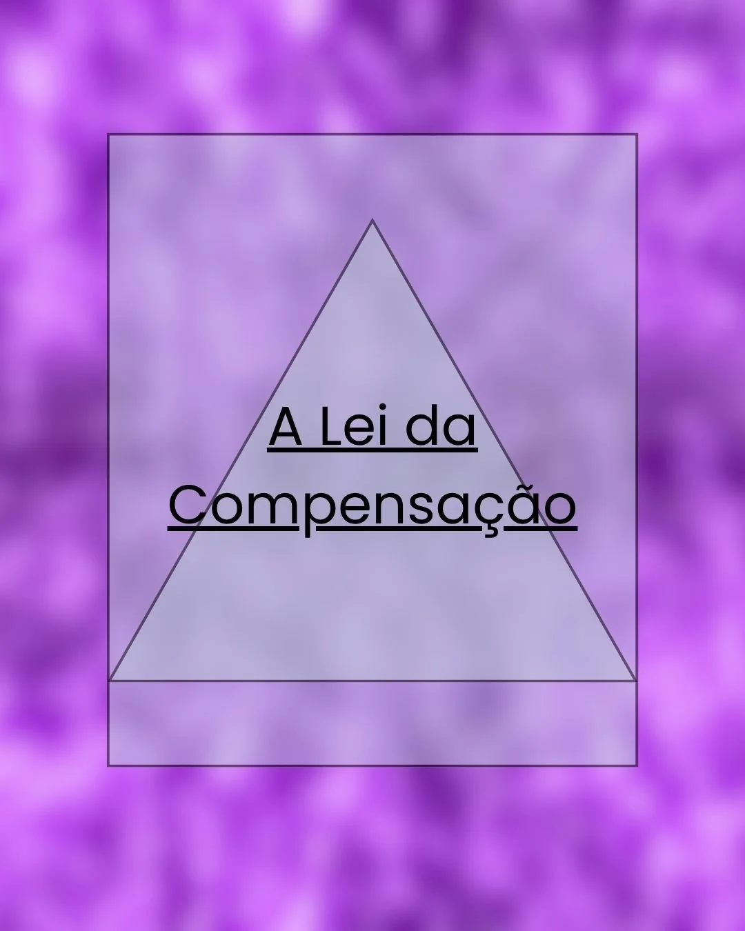 ⚡A lei da compensação⚡
A natureza e o mundo físico funcionam em equilíbrio. Todas as circunstâncias e eventos criam efeitos correspondentes.
Cada ação gera uma reação correspondente. O n