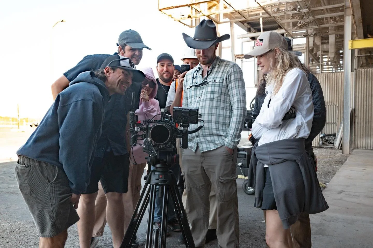 Reawakening this page with some sweet shots from @rmsphotonut who blessed us with two days of BTS coverage. This shot is from the final day of shooting with everybody gathered around playback. Editing is coming along great and more updates will come 