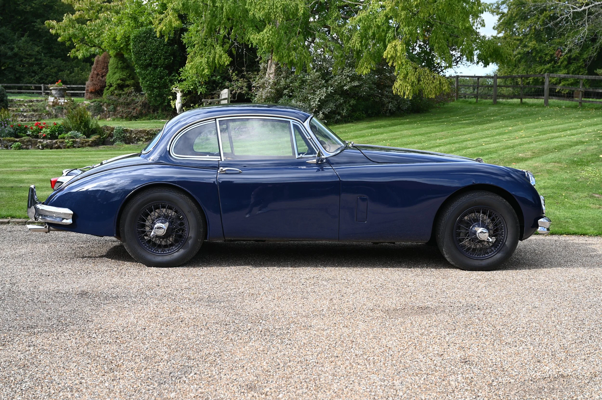 1956 Jaguar XK150 side  View