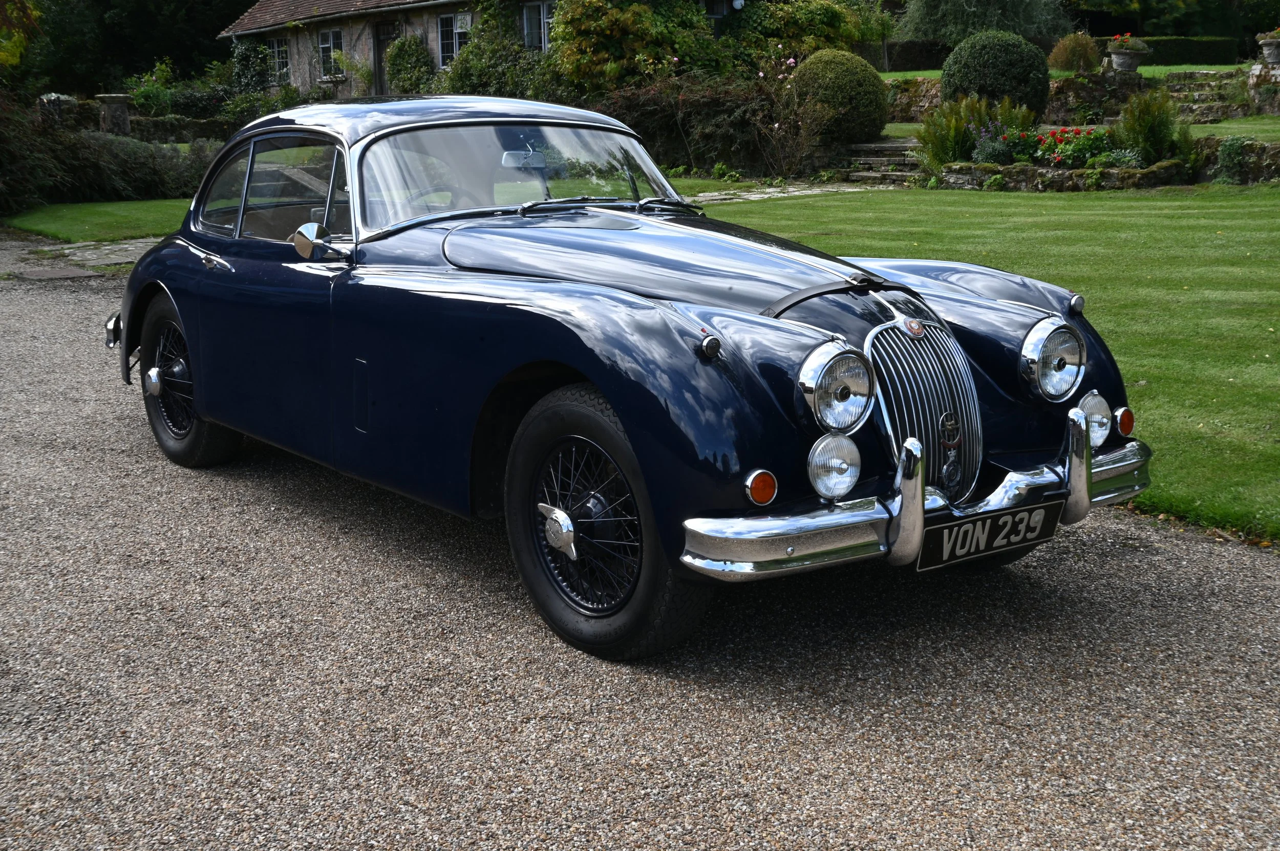 1956 Jaguar XK150 Front View