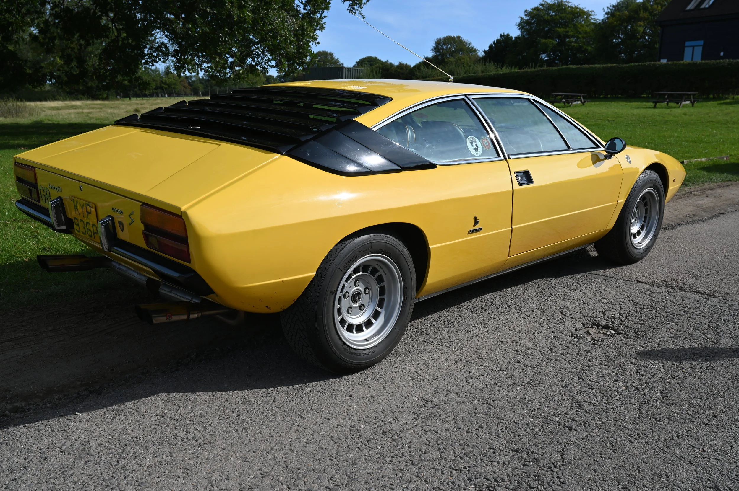 1970s Classic Lamborghini Urraco 1975 - rear view