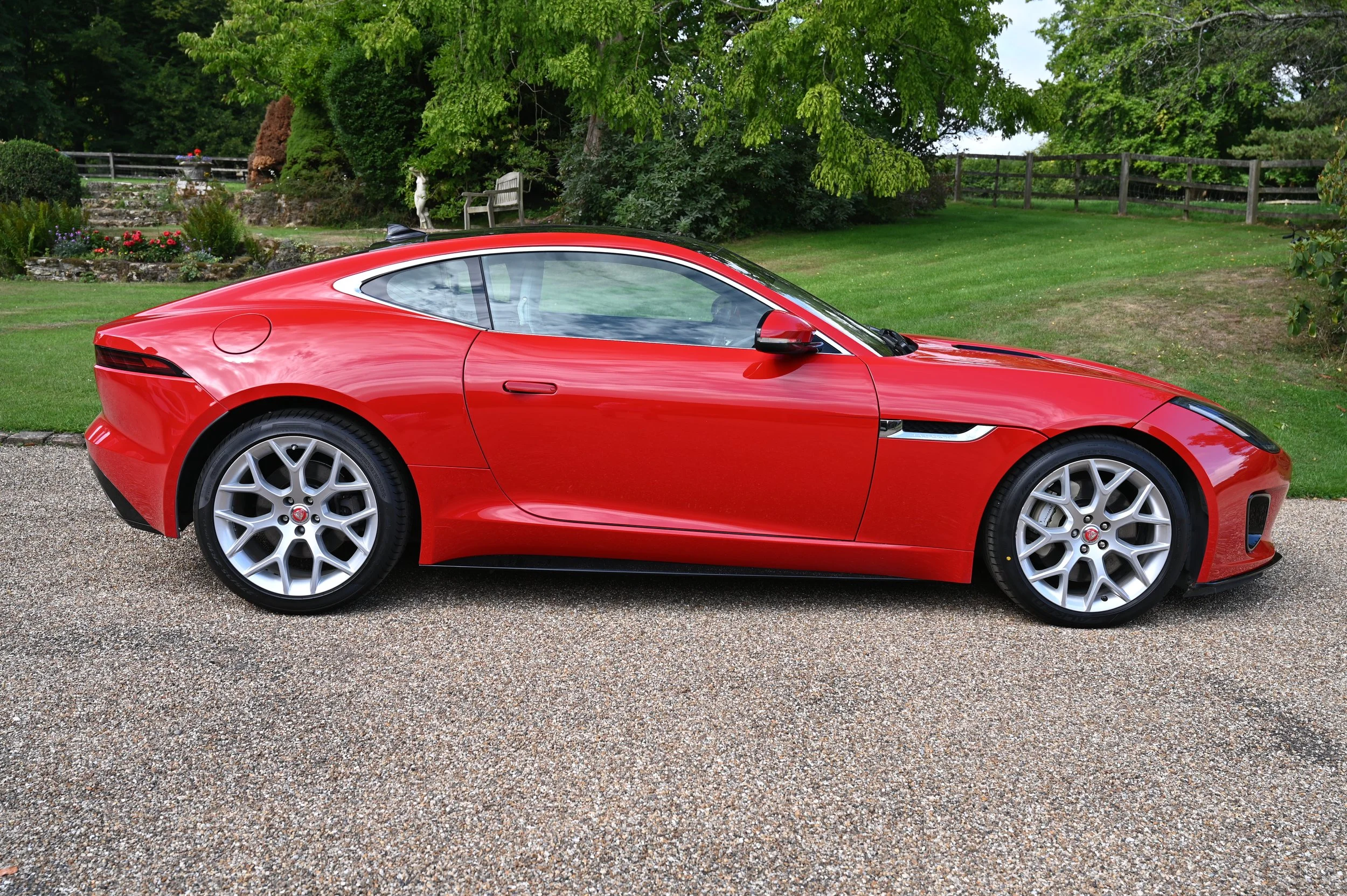 2018 Jaguar F Type Red side