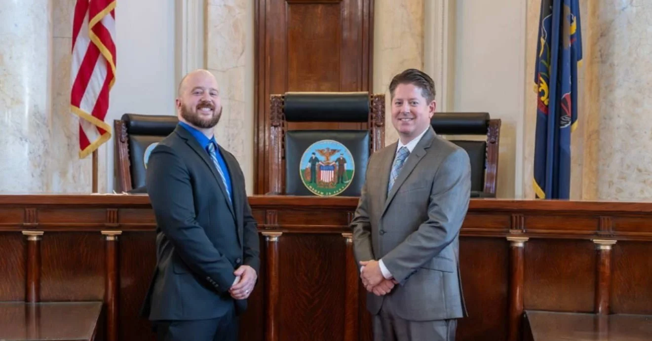Attorneys Joe Sutton and John Lovette of Sutton & Lovette in Ebensburg, Pennsylvania.