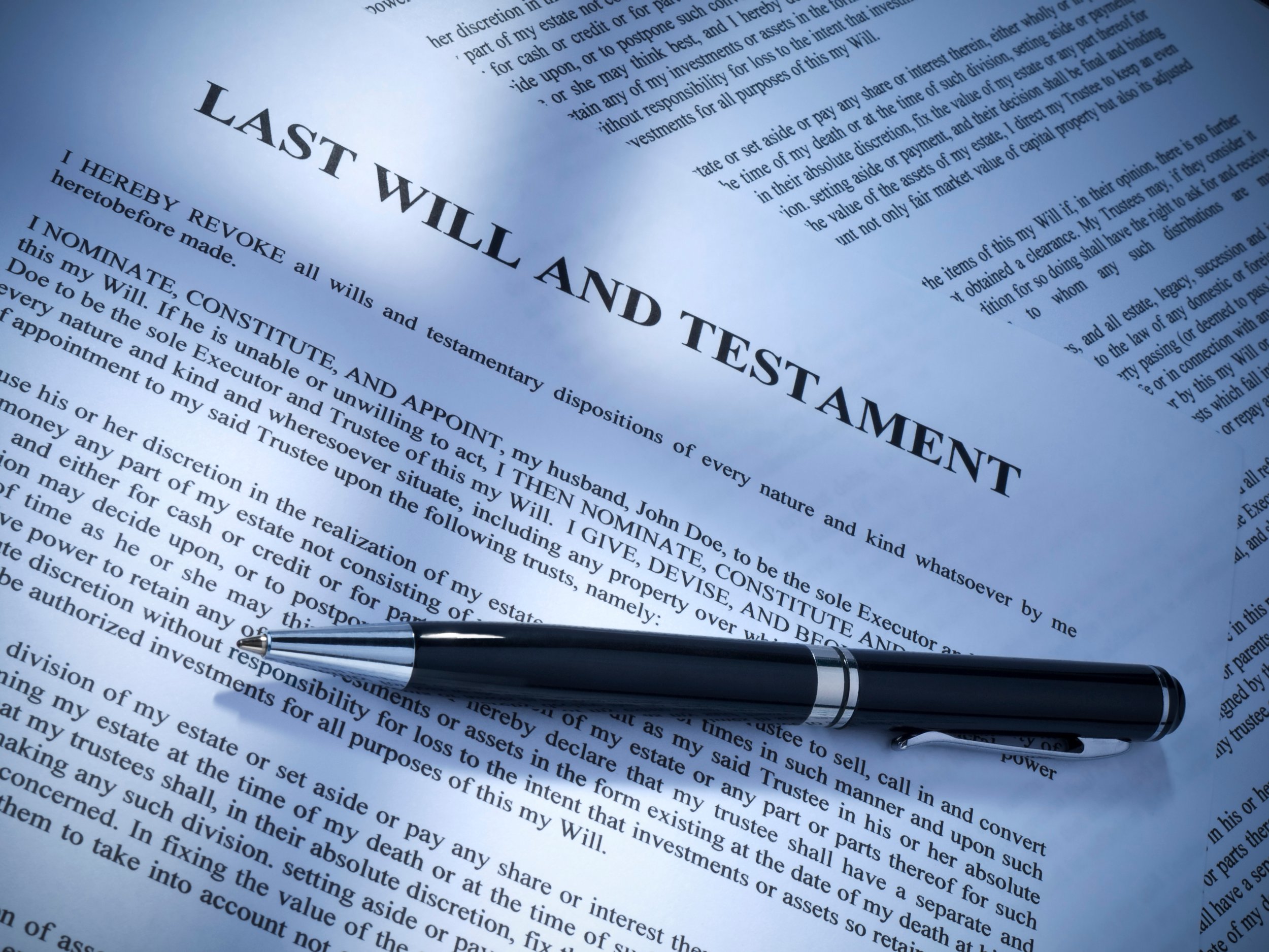 Probating a Will and Estate Administration