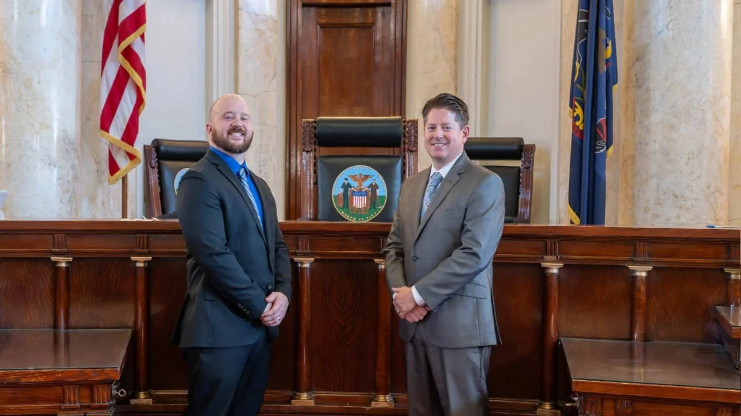 Attorneys Joe Sutton and John Lovette of Sutton & Lovette in Ebensburg, Pennsylvania.