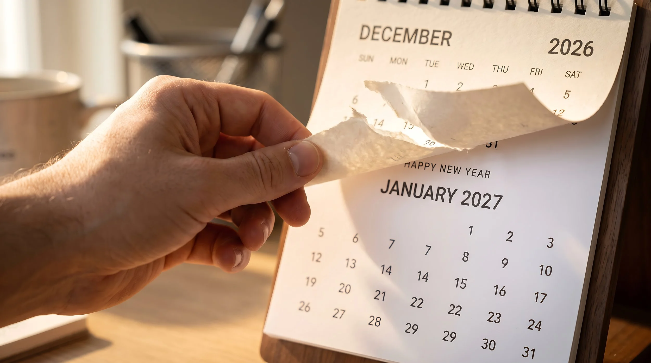 Calendar and clock representing Pennsylvania's two-year deadline for an assault injury claim.