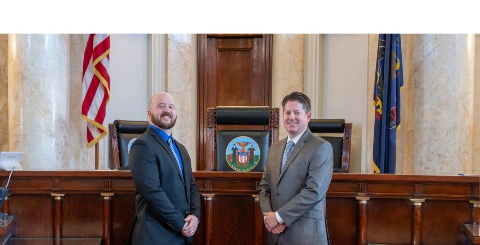 Attorneys Joe Sutton and John Lovette of Sutton & Lovette in Ebensburg, Pennsylvania.