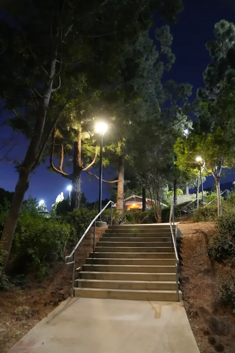 This project included the installation of outdoor lighting at a community park in San Elijo Hills, San Marcos, CA. The lighting upgrades enhance nighttime visibility, support public safety, and contribute to a more inviting environment for the surrou