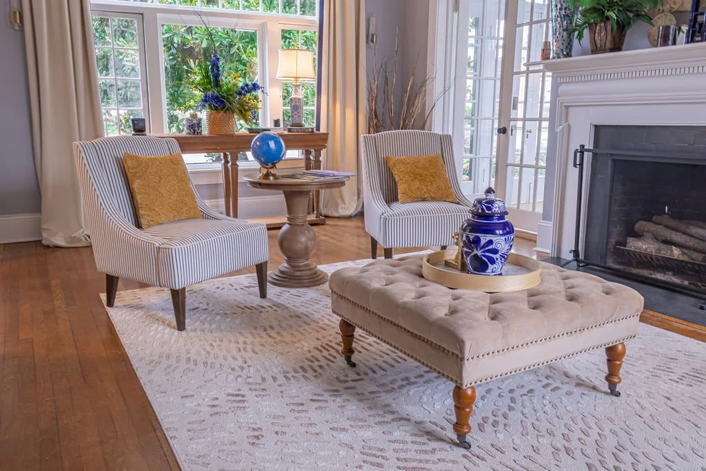 Sitting room in 1920s house