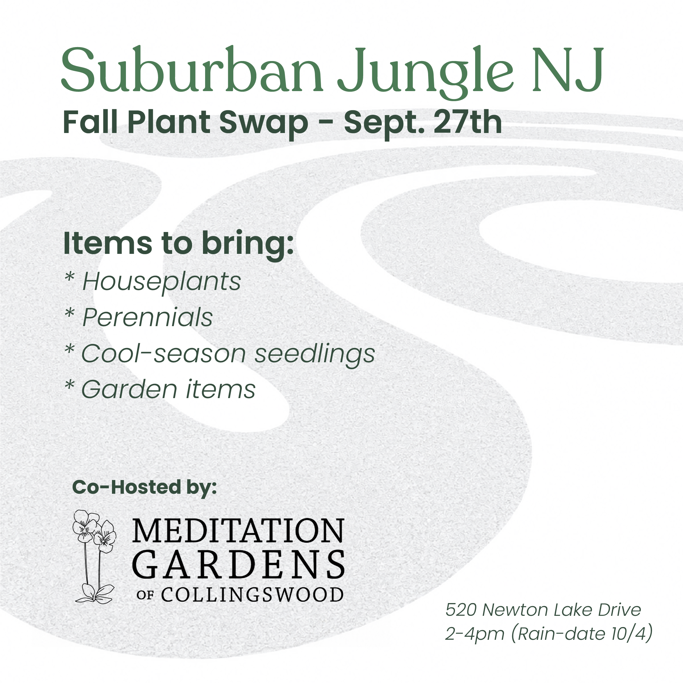 Suburban Jungle Fall Plant Swap 