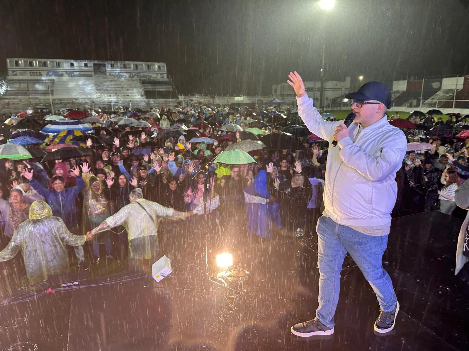 SALVATIONS IN THE POURING RAIN!