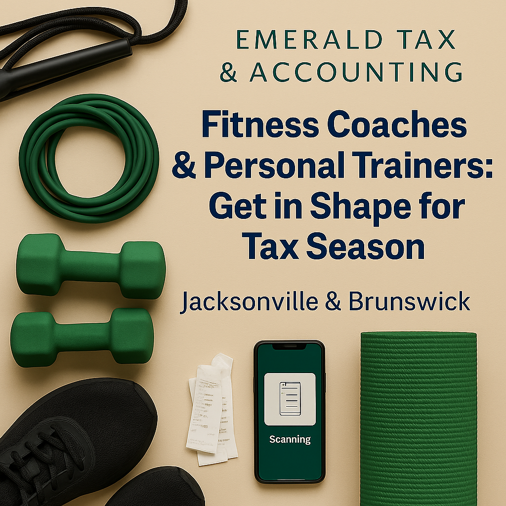 Fitness Coaches &amp; Personal Trainers: Get in Shape for Tax Season in Jacksonville &amp; Brunswick