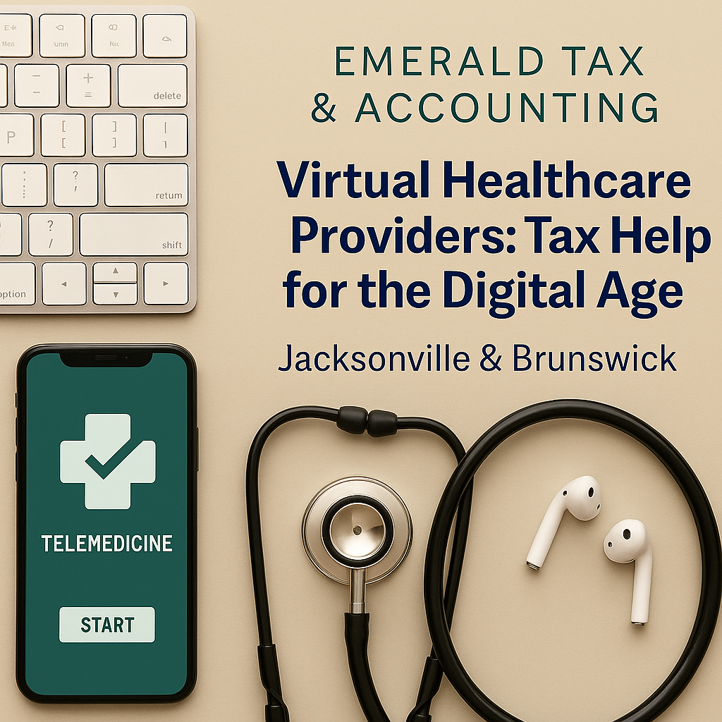 Virtual Healthcare Providers: Tax Help for the Digital Age in Jacksonville &amp; Brunswick