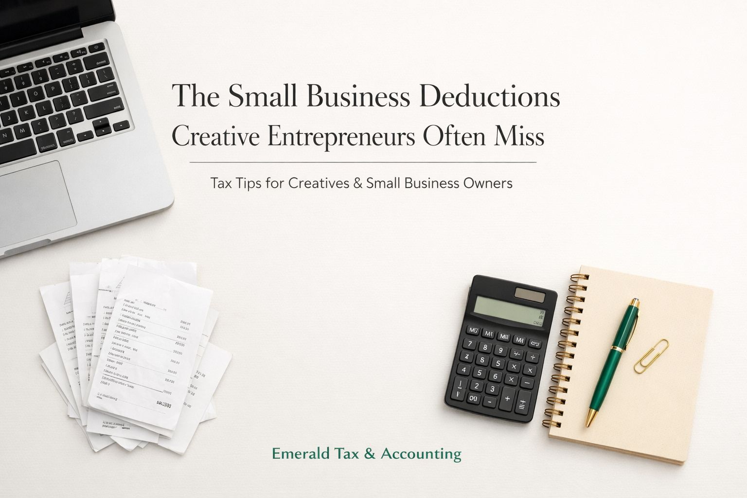 The Small Business Deductions Creative Entrepreneurs Often Miss