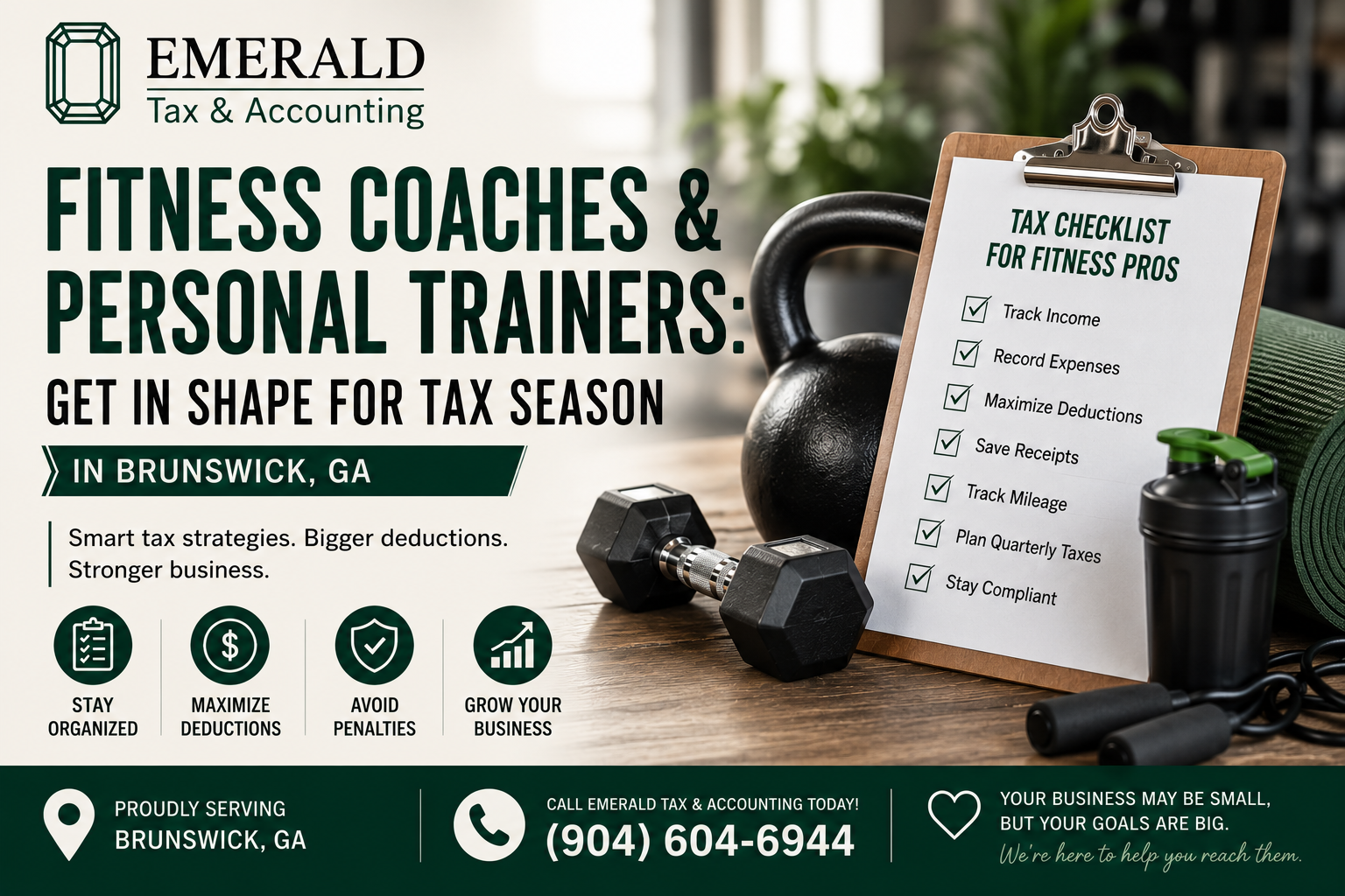 Fitness Coaches &amp; Personal Trainers: Get in Shape for Tax Season