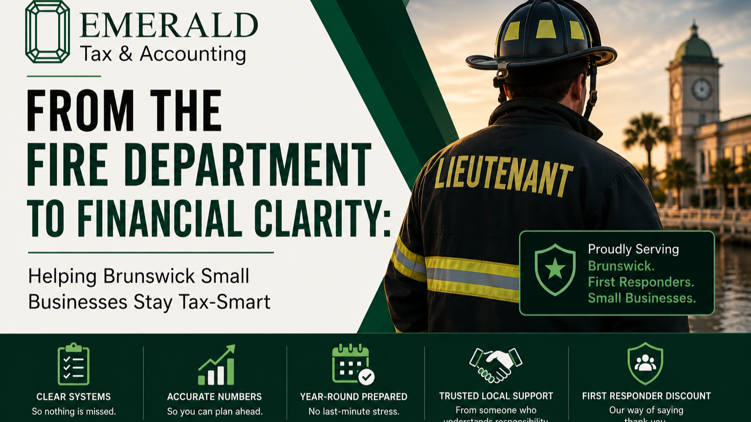 From The Fire Department to Financial Clarity: Helping Brunswick Businesses Stay Tax-Smart