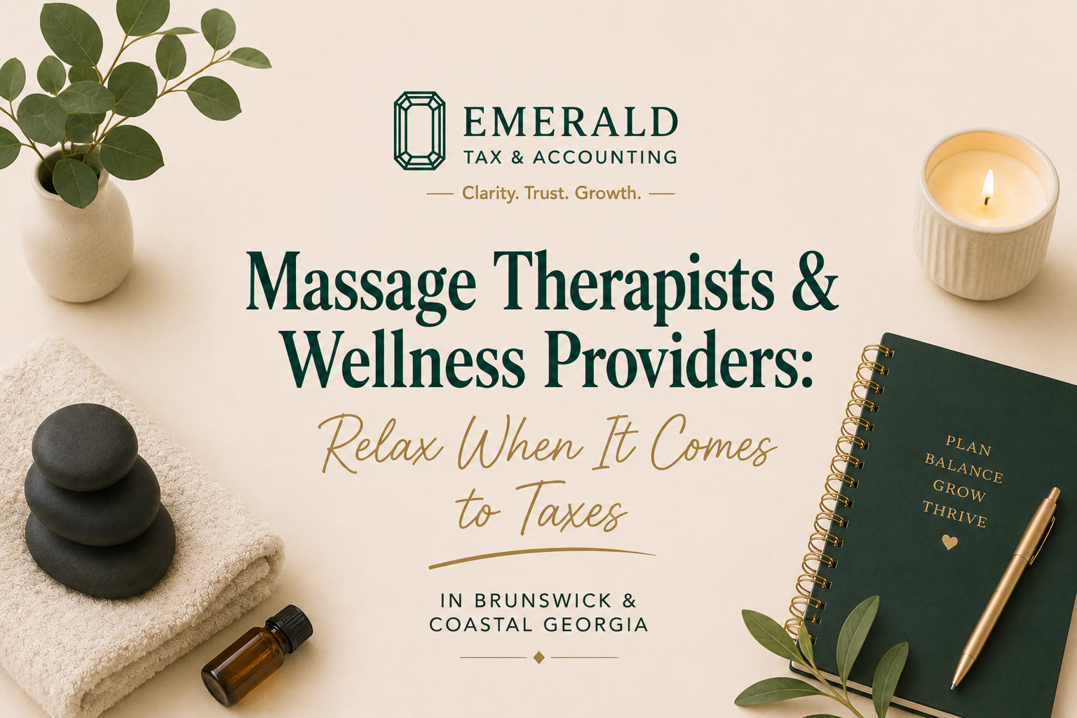 Massage Therapists &amp; Wellness Providers: Relax When It Comes to Taxes in Brunswick &amp; Coastal Georgia