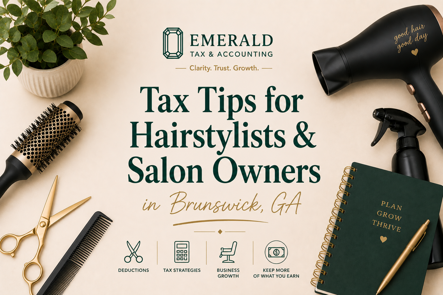 Tax Tips for Hairstylists &amp; Salon Owners in Brunswick, GA