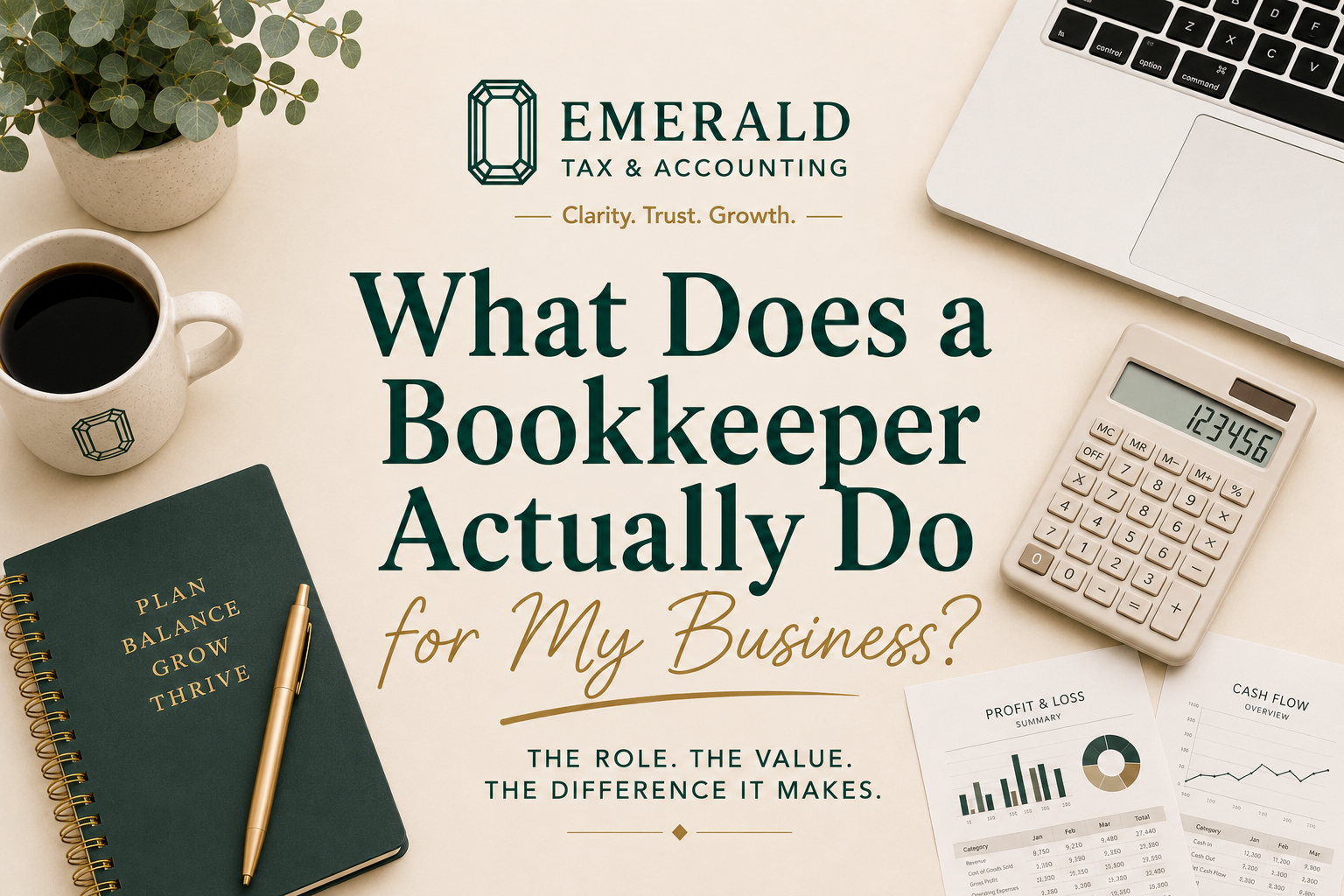 What Does a Bookkeeper Actually Do for My Business?