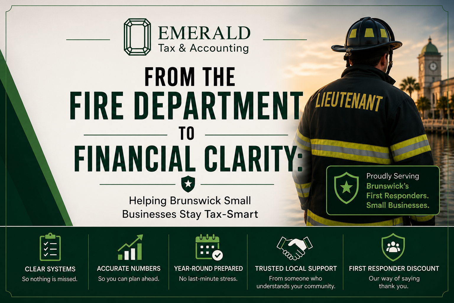 From The Fire Department to Financial Clarity: Helping Brunswick Businesses Stay Tax-Smart