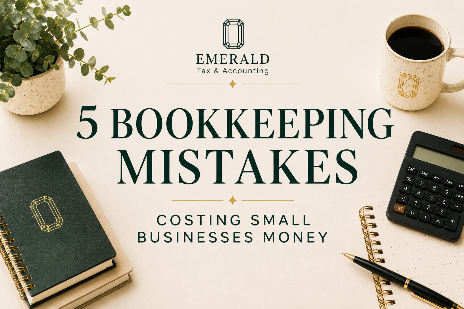 5 Bookkeeping Mistakes Costing Small Businesses Money