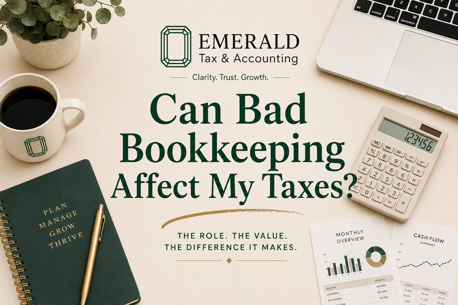Can Bad Bookkeeping Affect My Taxes?