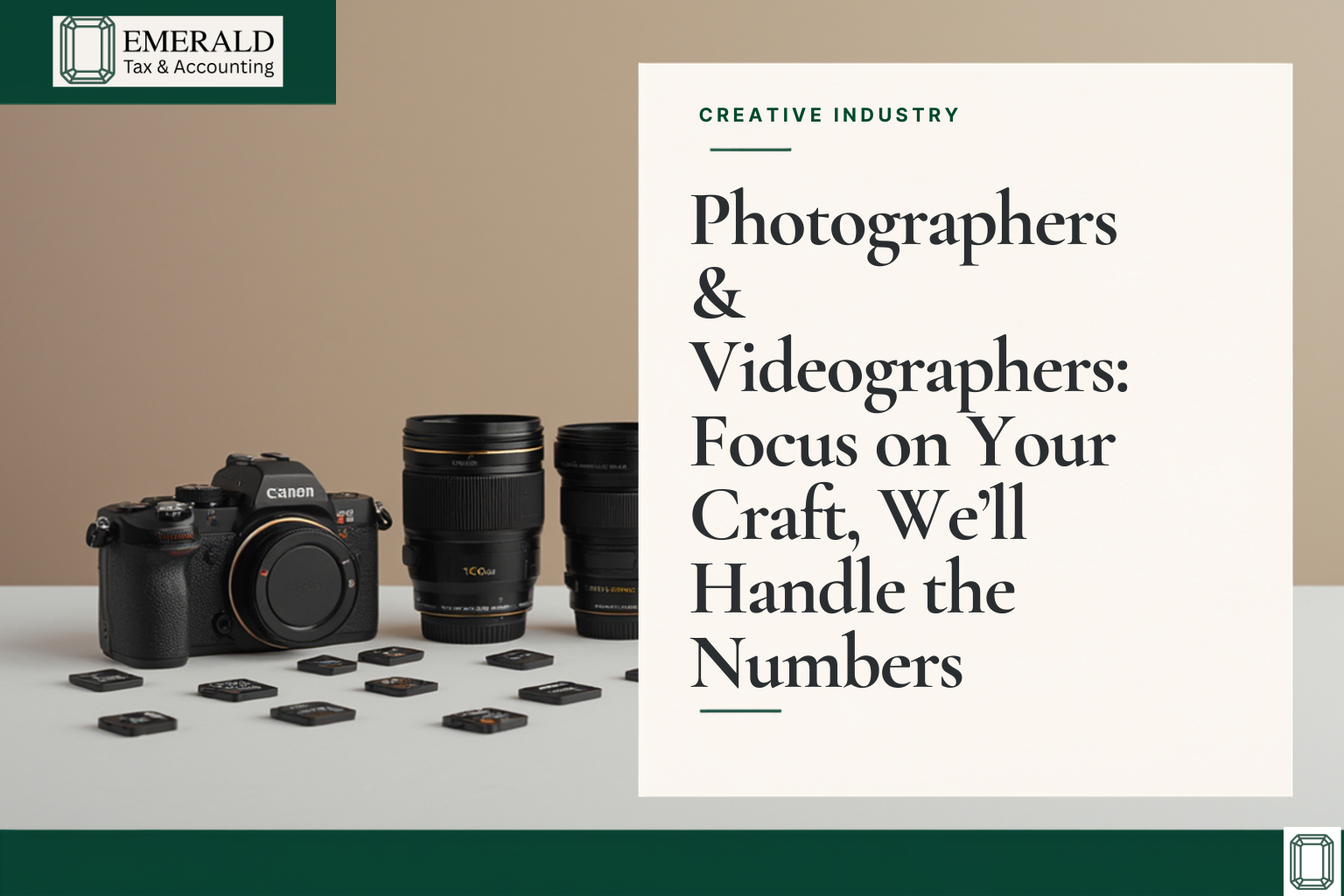 Photographers &amp; Videographers: Focus on Your Craft, We’ll Handle the Numbers