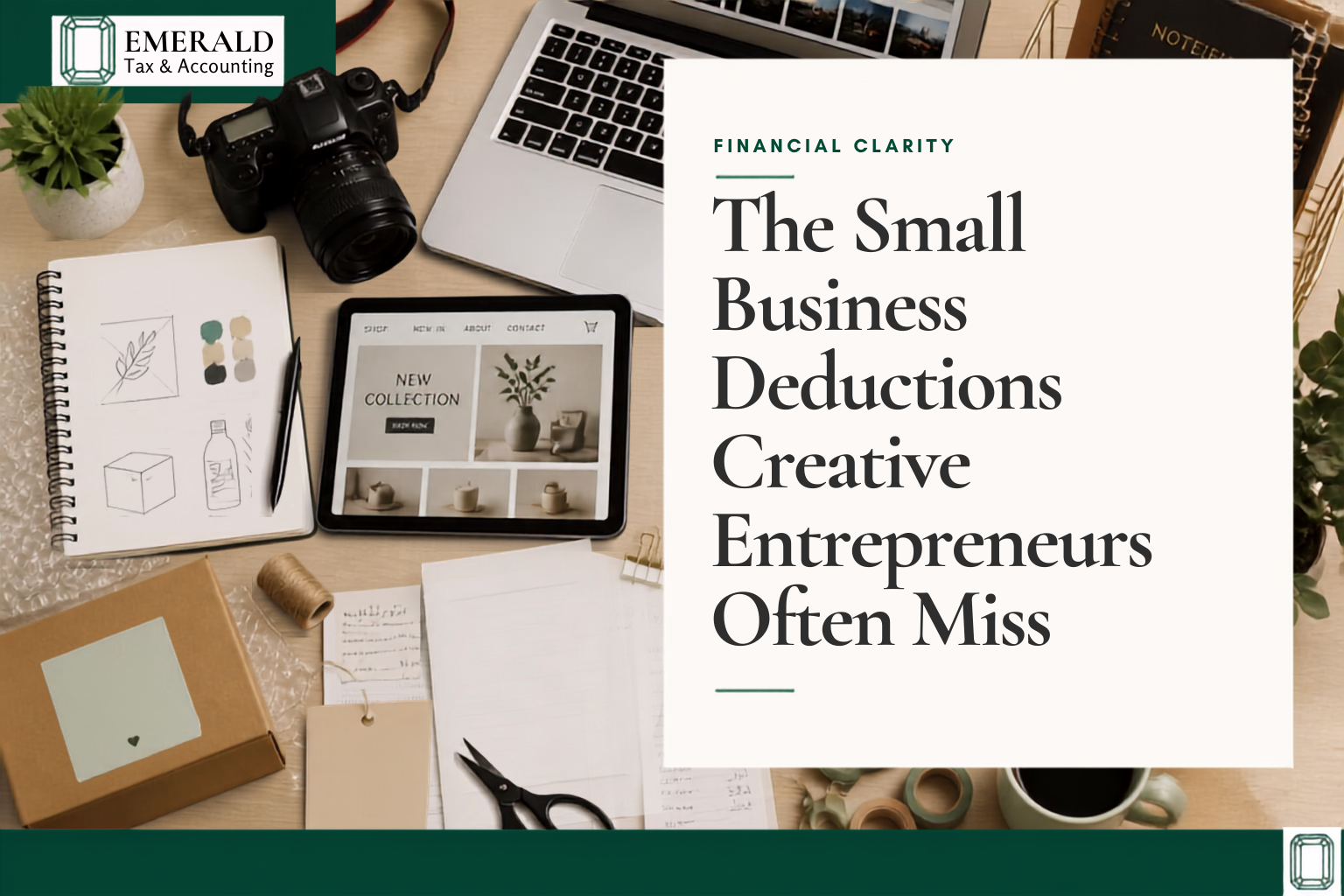 The Small Business Deductions Creative Entrepreneurs Often Miss