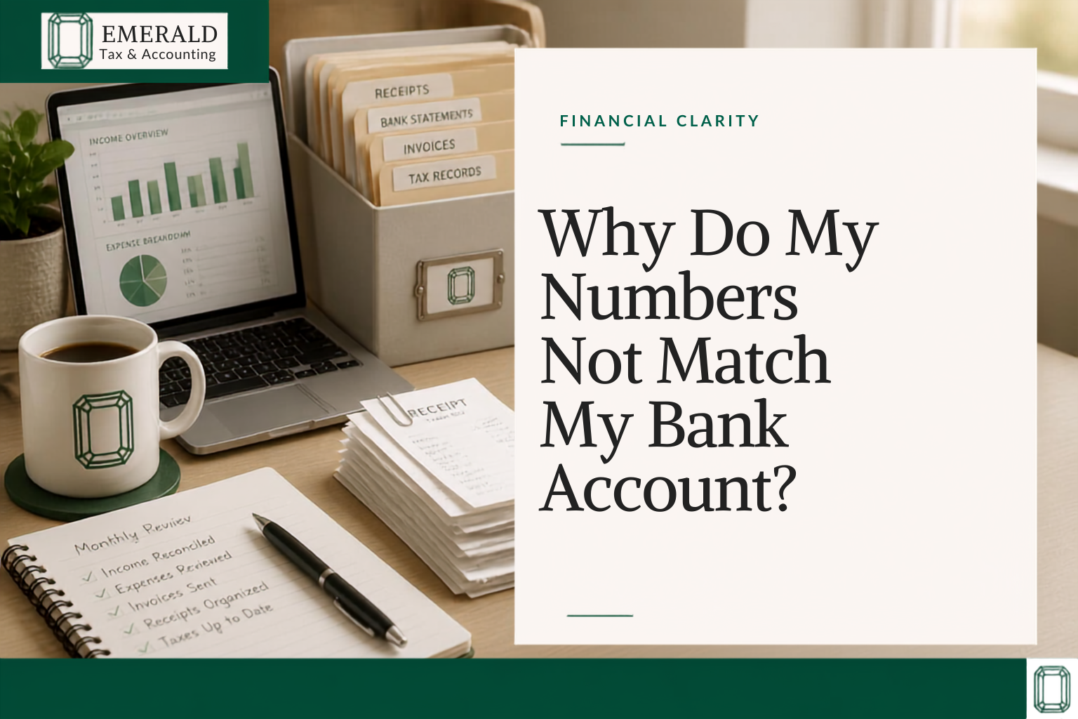 Why Do My Numbers Not Match My Bank Account?