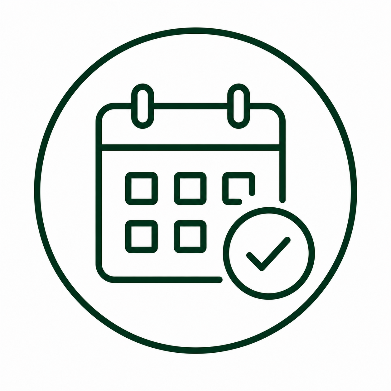 Clipboard and magnifying glass icon representing bookkeeping account review, cleanup, and financial record accuracy.