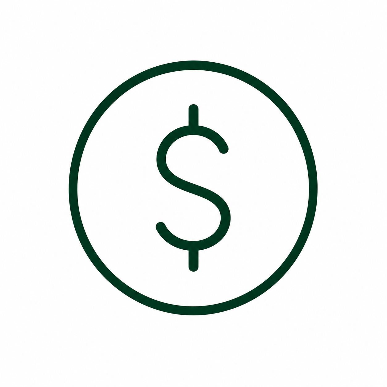 Dollar icon representing unclear cash flow, business expenses, and financial visibility for small business owners.
