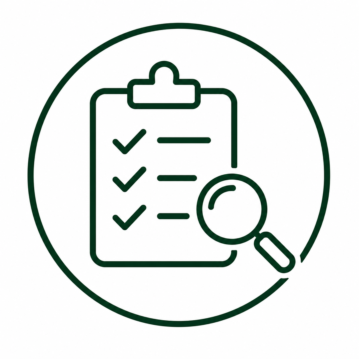 Financial report icon representing monthly bookkeeping reports that help business owners understand financial performance.