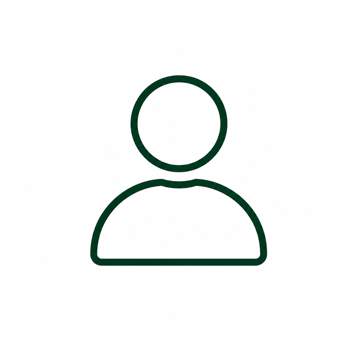 Person icon representing personalized bookkeeping support, financial guidance, and trusted business advisory services.