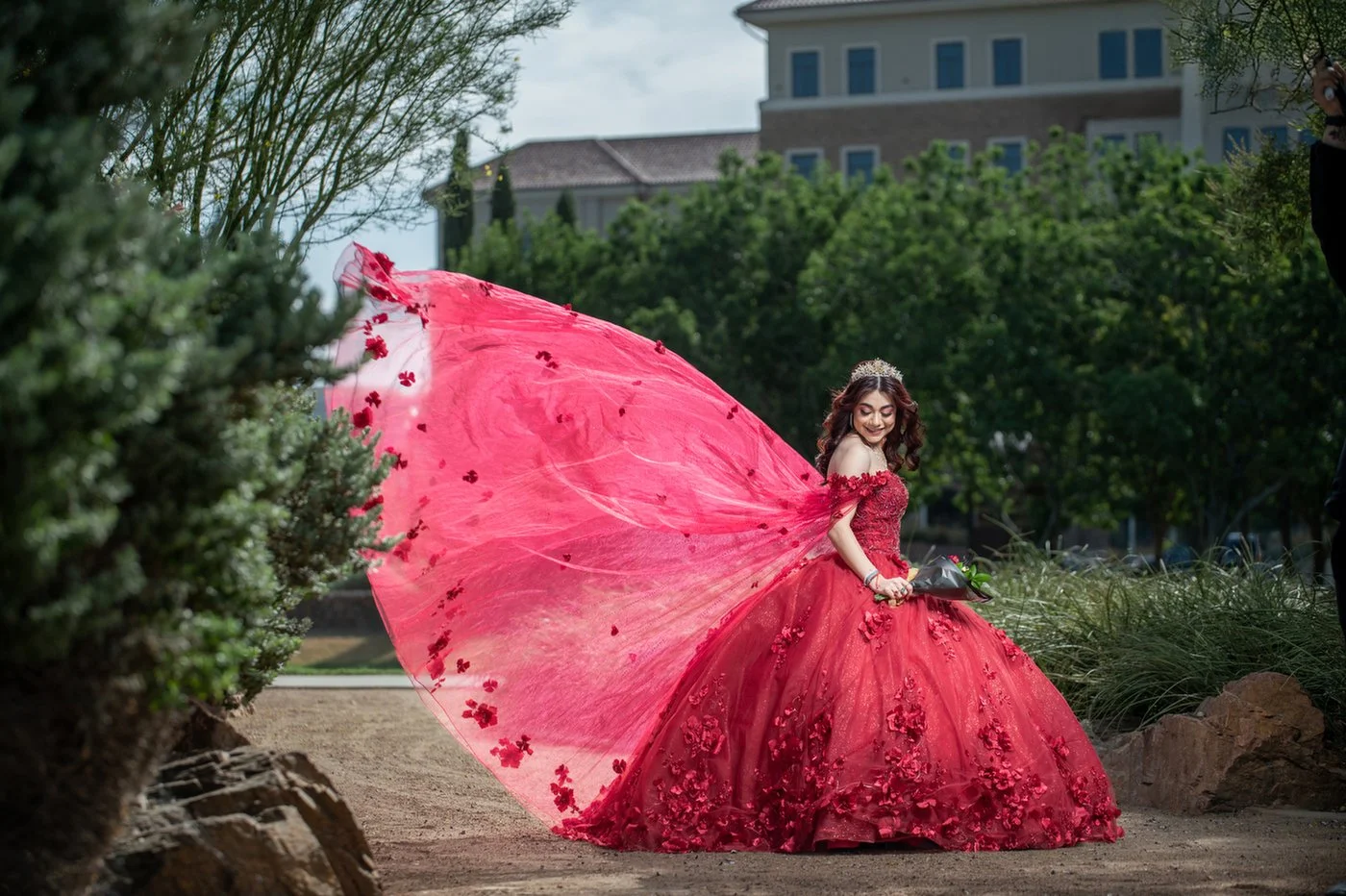 Xv Sofia photography session at Texas Tech University Health Sciences Center El Paso, taken by Stage photo art 