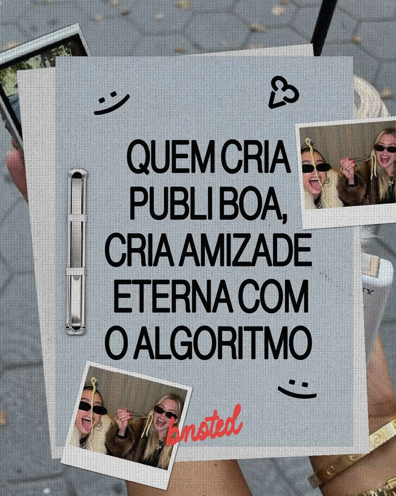 O algoritmo n&atilde;o quer milagre. Quer conex&atilde;o.

Quando a publi faz sentido, entrega valor e conversa com quem t&aacute; do outro lado da tela, o resultado vem. O alcance aumenta, o engajamento cresce e, de quebra, a marca fica na cabe&cced