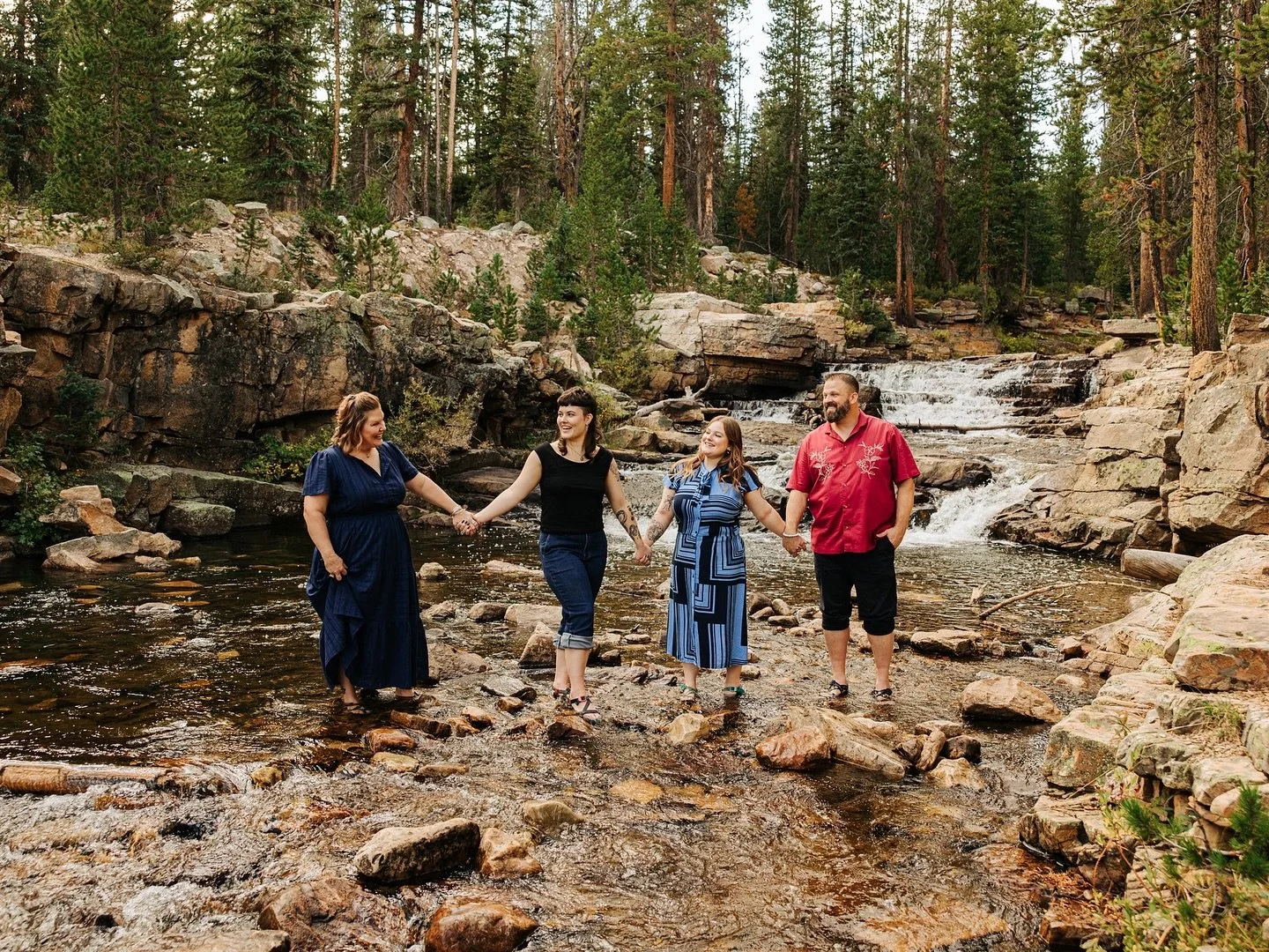 Family photos in the mountains with waterfalls!?! Yes please!! No matter the distance I will always travel. There maybe a little fee but I will be there! 

Sorry I have been so MIA on social media! The past 2 months have been crazy but I am so excite