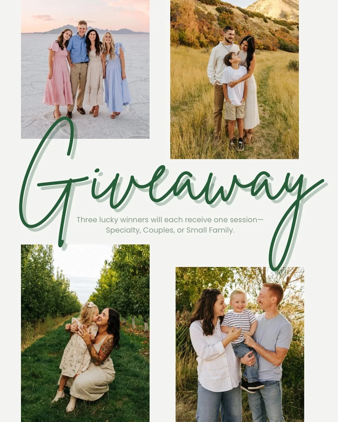 ✨ What better way to kick off this year than with a GIVEAWAY?! ✨
Last year was truly amazing for my photography business. It was the busiest I&rsquo;ve ever been, and I couldn&rsquo;t be more grateful for all of my incredible clients. Thank you for t