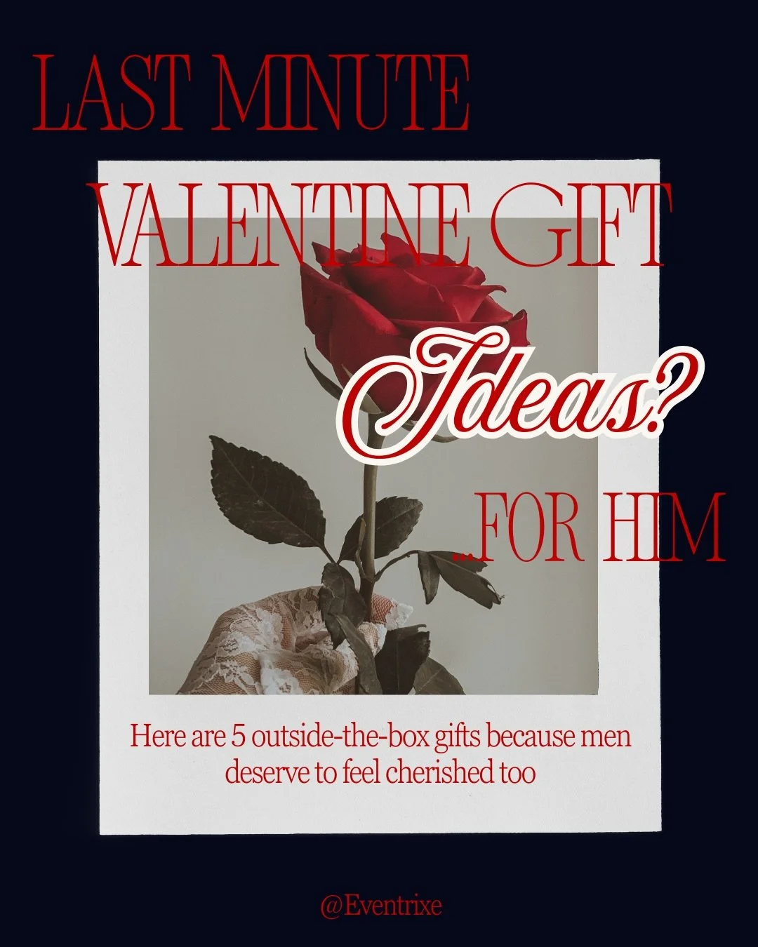 You asked, we delivered! 
You loved our gift guide for her, so here&rsquo;s the one for him as promised. 

Valentine&rsquo;s Day is in 2 days and if you&rsquo;re still figuring out what to get him, I got you. We always talk about what she wants, but 