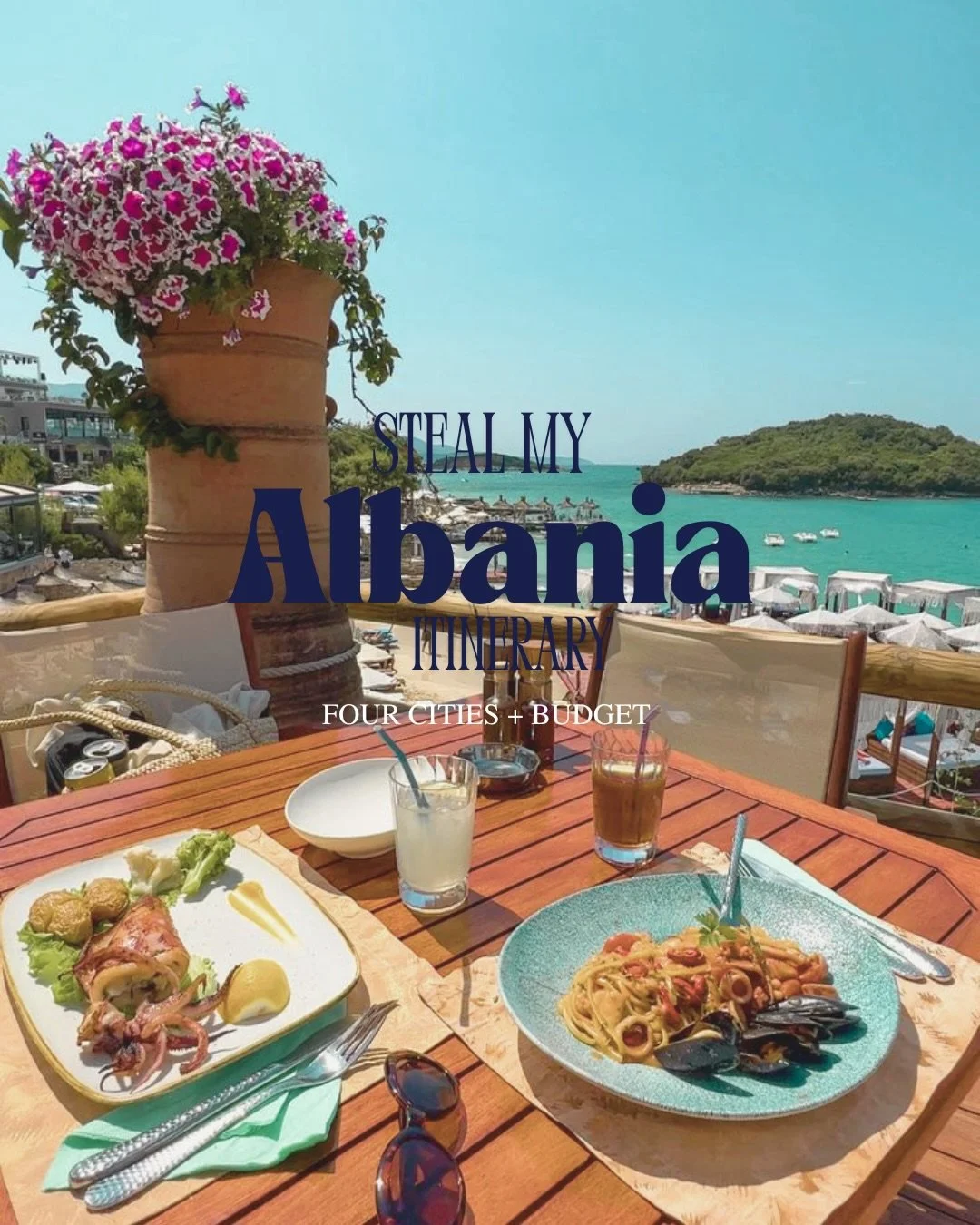 STEAL MY 6 DAYS ALBANINA ITINERARY 🇦🇱 ⬇️
I planned your next trip so you don&rsquo;t have to! 
6 days across the Albanian Riviera and it costs less than you think. 
Want a more detailed itinerary? 
Full digital version available at the link in bio.