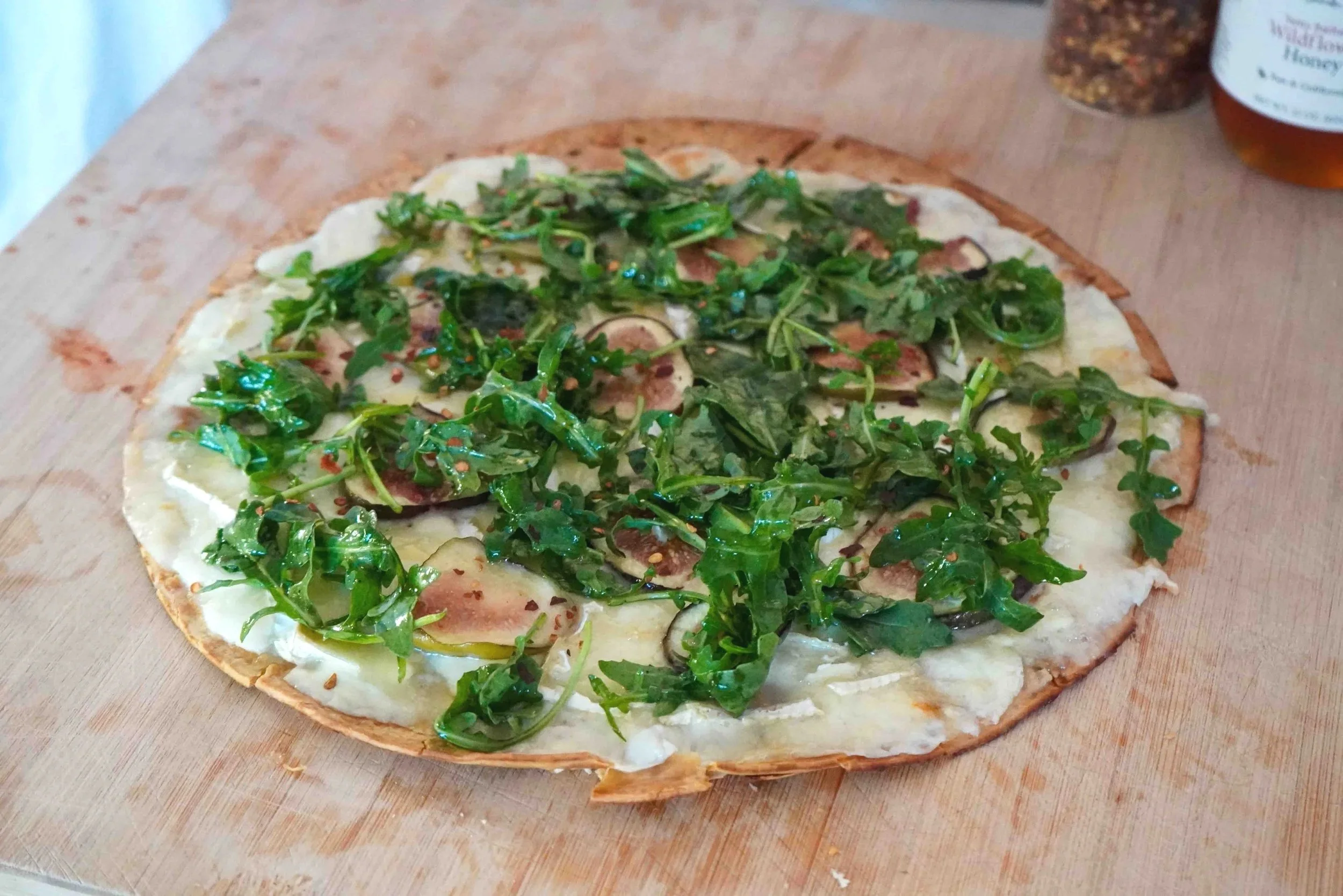 FIG AND BRIE PIZZA