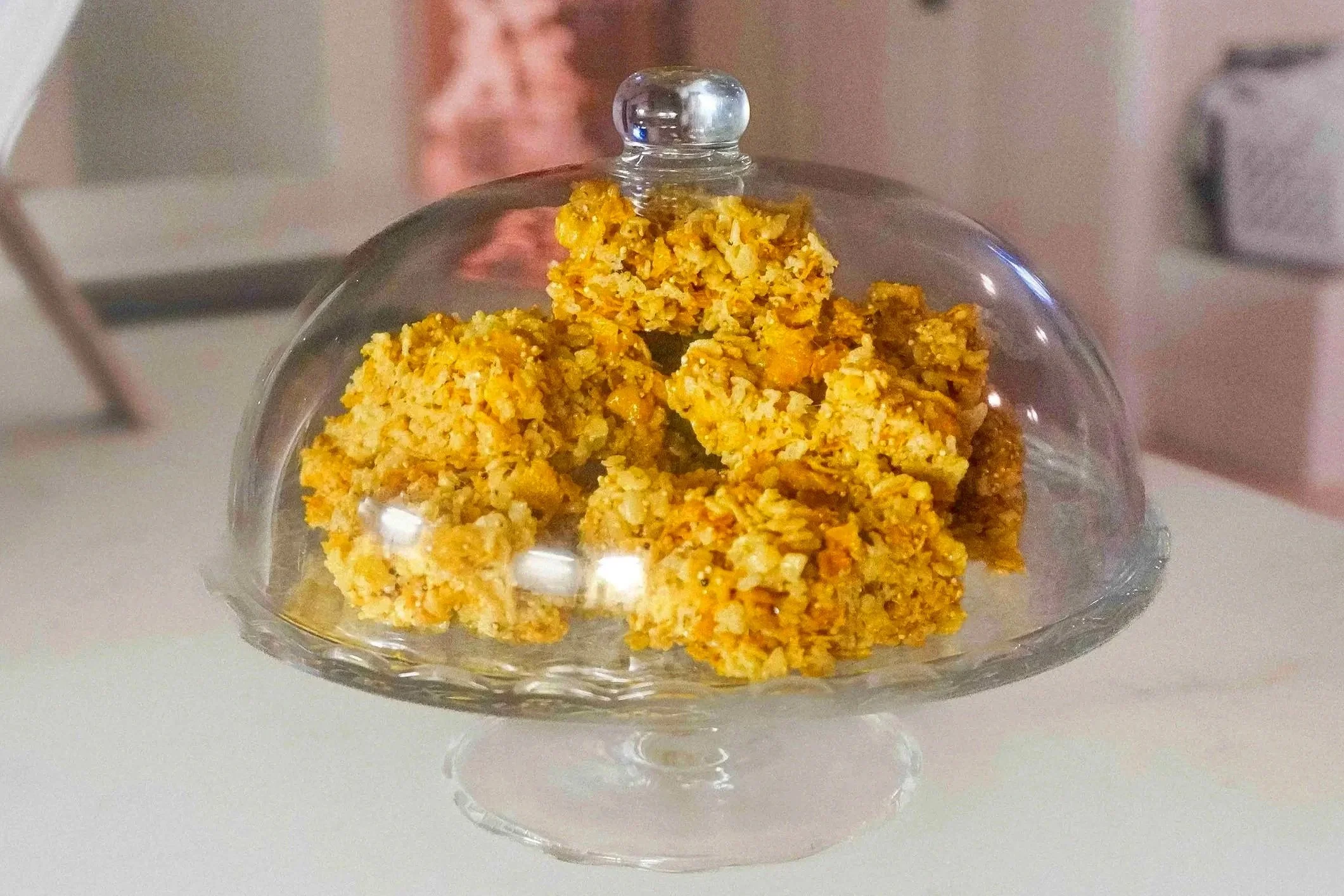 LEMON RICE CRISPY TREATS WITH PUFFED QUINOA